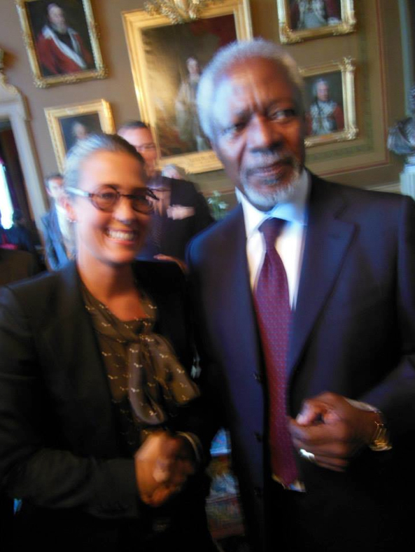 The Edelstam Foundation meets with Dr. Kofi Annan and Dr. Jan Eliasson