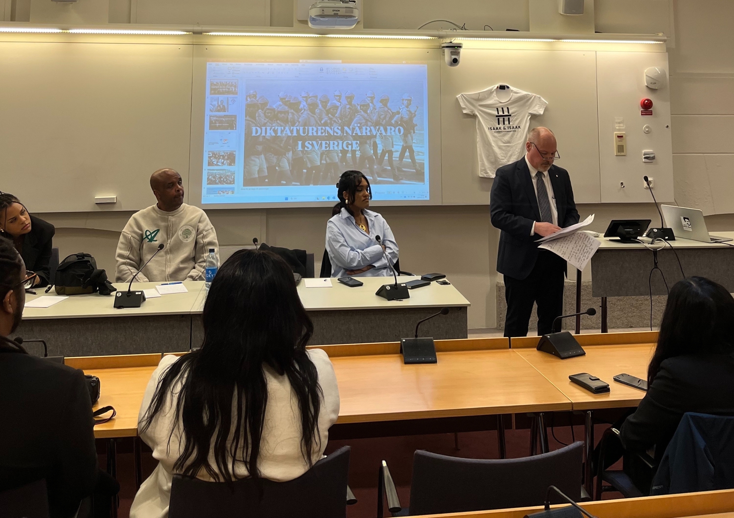 Read more about the article Swedish Parliament Seminar Amplifies Urgent Call for Action in the Case of Dawit Isaak
