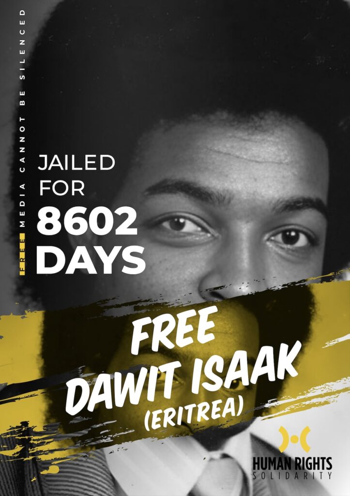 Free Dawit Isaak Eritrea Jiled for 8602 days
